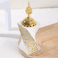 Exquisite rotating square household incense burner decoration ornament black and white incense burner ornament