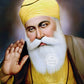 Sikh Historical Art Print of Guru Nanak Dev, Guru Ram Das, Baba Deep Singh & Maharaja Bhupinder Singh Vintage Devotional Poster