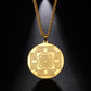 LIKGREAT Sri Yantra Mandala Pendant Necklace India Chakra  Meditation Spiritual Jewelry Stainless Steel Sacred Magic Talisman