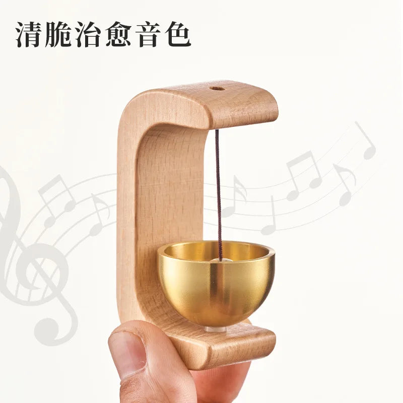Brass Dopamine Wind Chime Creative Bedroom Hanging Decor Summer Breeze Door Bell Meditation Ornament