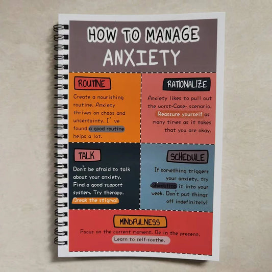 Portable Emotional Regulation Diary Stress Book Emotion Regulation Guide For Mental Health At Home And School