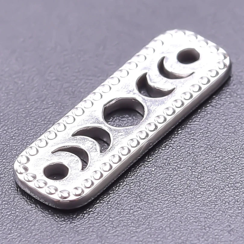 100% Stainless Steel Moon Pendants For Jewelry Making Supplies Various Luna Animal Wings Sun Star Eye Charms In Bulk Accessories