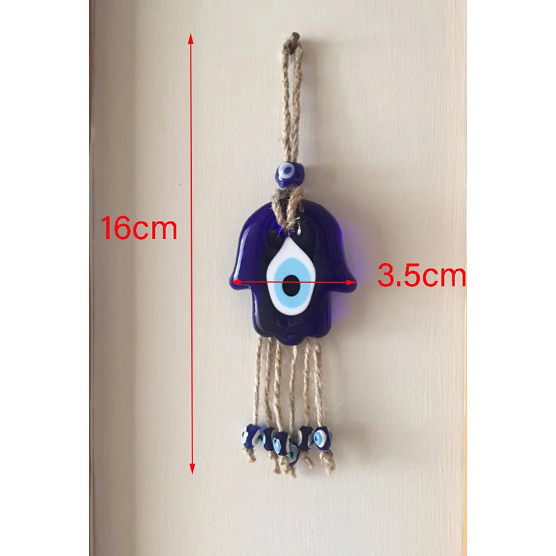 Hamsa Hand Wall Hanging Hamsa wall Art Evil Eye Home Decor Khamsa Protection Turkish Evil Eye Hand Of Fatima Nazar Boncuk Gift