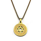 Hebrew Star of David Pendant Necklace for Women Men Stainless Steel Gold Silver Color Jewish Bless Male Chain Jewelry