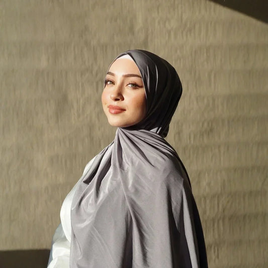 Fashion New Liquid Jersey Hijab Ramadan Scarf Muslim Women Headwraps Shawls Islam Headscarves Muslim Islam Shawl 180*60cm