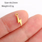 5PCS/Lot Celestial Mini Star Charms Stainless Steel Pentagram/Astral/Meteor/Moon Pendant DIY for Earring Bracelet Jewelry Making