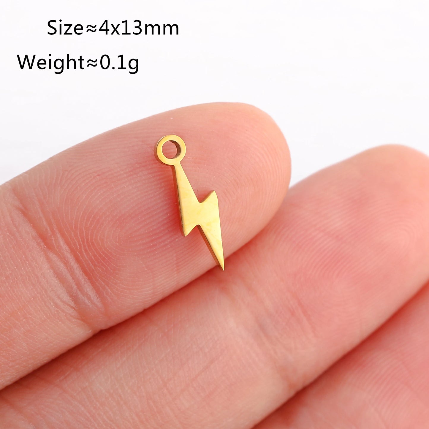 5PCS/Lot Celestial Mini Star Charms Stainless Steel Pentagram/Astral/Meteor/Moon Pendant DIY for Earring Bracelet Jewelry Making