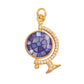 Trendy Shining Moon Star Sun Tellurion Celestial Compass Charm Pendant Gold Colour, Jewelry Necklace Bracelet Making Supply S39