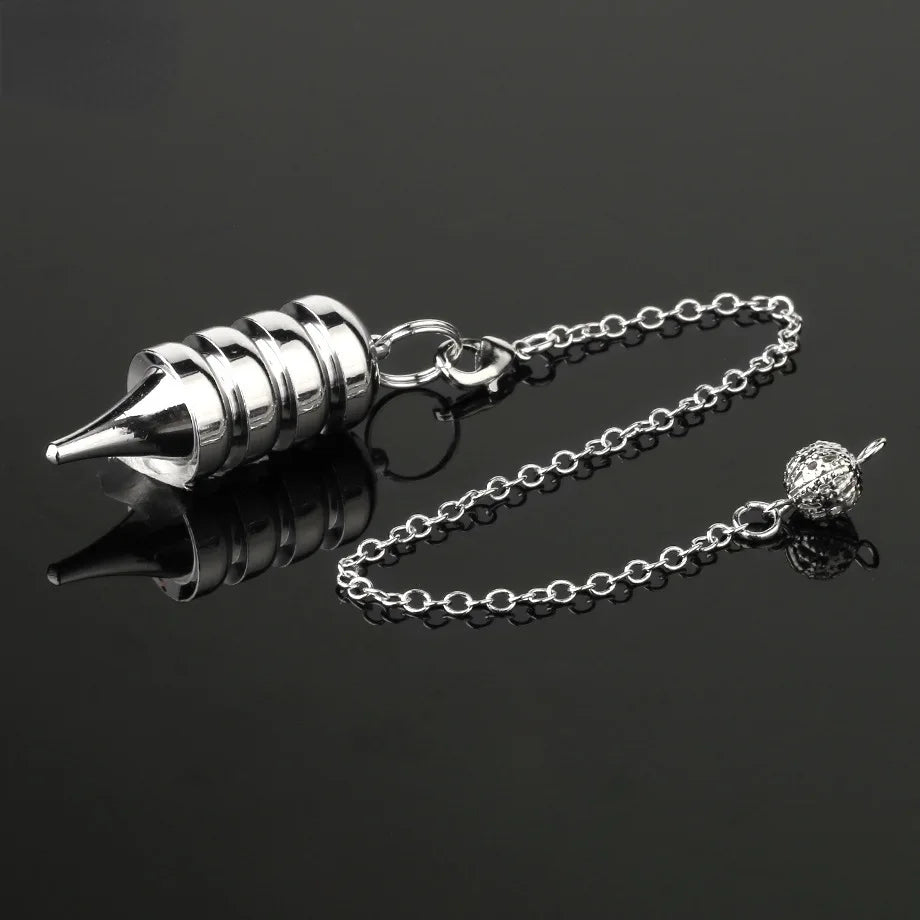Copper Metal Pendulum for Dowsing Divination Energy Work Meditation Scrying Witchcraft Pendulums Tool Spiritual Pendulos X092