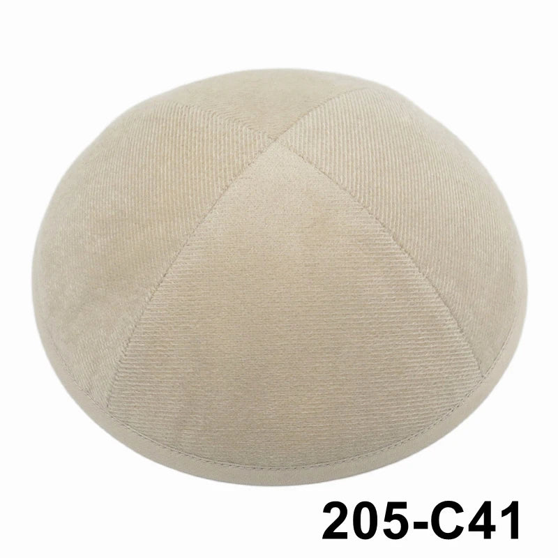 GIU 19cm Jewish Velvet Kippah Kippot Kipa Caps Skullies Beanies Yarmulke Kipot Dome For Wedding And Events