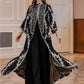 Women Party Dress Abaya Dubai Eid Muslim Mesh Embroidery Jalabiya Ramadan Dresses Morocco Kaftan Vestidos Largos Arab Long Robe