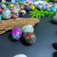 EG1-7 Mini Natural Stone Egg, Small Polished Egg Shaped Stone for Meditation Stress Relief Fidget Palm Desk Decor Gift