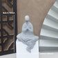 Buddha Stone Statue Little Buddhist Monks Tibetan Buddhism Figurines Zen Garden Ornament Meditation Home Aquarium Decoration