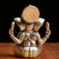 Gold Ganesh Buddha Statue Indian Elephant God Sculpture Home Living Room Garden Decoration Figurine Lucky Ornament