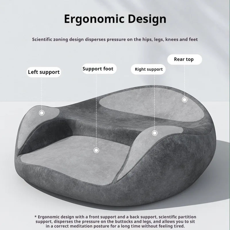 Cushion-Floor Pillow For Women Large Comfortable Meditation Cushion Foam Floor Cushion Seating For Adults-Premium Yoga Pillow