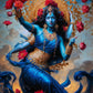 Hindu God Lord Krishna Shiva Ganesha Meditation Indian Traditional Artwork Poster Canvas Painting Wall Pictures Home Decor Gift