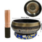 Tibetan Singing Bowl Set 8.5~20CM Size Optional Scripture Bowl Helpful for Meditation Yoga Relaxation Chakra Healing Prayer