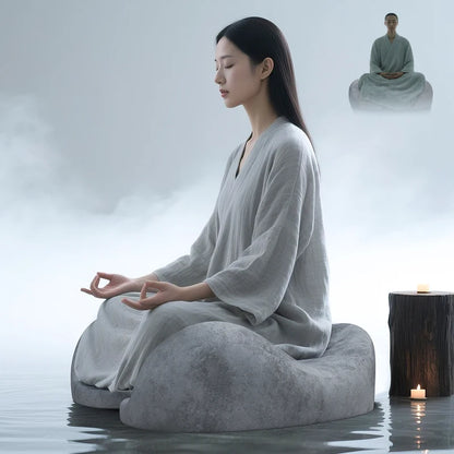 Wholesale Large Comfortable Adult Meditation Mat Zen Memory Foam Premium Yoga Pillow