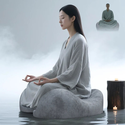 Wholesale Large Comfortable Adult Meditation Mat Zen Memory Foam Premium Yoga Pillow