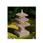 Japanese Pagoda Statue Zen Garden Lantern Resin Stone Tower Sculpture Buddha Decor for Patio Backyard Meditation Home Ornament
