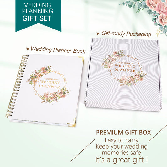 Your Perfect Day Wedding Planner Book And Organizer Hardcover Journal Bridal Planning Binder With Countdown Calendar Bride Gifts