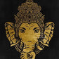 Golden Om Hindu Symbol Ganesha Poster  Indian God Canvas Prints Wall Art for Living Room Bedroom  Minimalist Decor Spiritual Hom