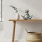 VILEAD Original Design Meditating Frog Sage Resin Zen Artistic Figurine Decorative Garden Statue Home Office Desk Decor