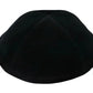 BLACK VELVET JEWISH KIPPAH YARMULKE KIPPOT RIMLESS OR WITH NO RIM