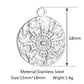 3pcs/Lot Stainless Steel Casting Sunburst Sun Moon Star Charms Pendant For DIY Necklace Bracelet Earrings Jewelry Accessories