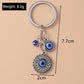 Fashion Metal Evil Eye Keychain for Car Key Women Men Handbag Pendant Keyring Accessories DIY Jewelry Gifts