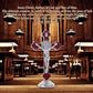 Catholic Crucifix Statue St Benedict Standing Alloy Cross Sculpture for Religious Items Home Decor
