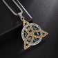 Stainless Steel 7 Archangel Seal Necklace Men's Solomon Kabbalah Seal Pendant Supernatural Protection Amulet Magical Jewelry