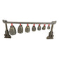 Bronze Meditation Gong With 7 Decorated Bells For Yoga Sound Healing And Relaxation Chinese Musical Percussion Instrument Set