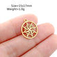 5Pcs Stainless Steel Moon&Sun&Star Charm Jewelry Making Accessories Supplies DIY Necklace Bracelet Celestial Pendants Findings