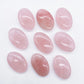 53MM Natural Rose Quartz Palm Hot Compress Massage Crystal Pink Stone Reiki Healing Eliminating Fatigue Home Decoration Gift