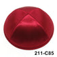 GIU 19cm Satin Jewish Hats Caps Skullies Beanies Kippot Yarmulke Kippah Dome Kipa For Wedding And Events