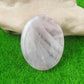 1pc 45x35mm Oval Worrystone Natural Crystal Amethysts Agate Massage Thumbtack Stone Forgetting Stone Jewelry Accessories Gifts
