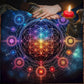 Tarot Tablecloth Mandala Flower Of Life Altar Cloth For Divination Meditation Circle Galaxy Tarot Mat Spiritual Oracle Card Pad