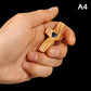 1pc Wooden Crucifix Comfort Holding Cross Pocket Small Size Handheld Christian Prayer Cross Stress Relief Encouragement Gift