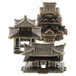 3pcs Brass Tiny Pagoda Model Zen Garden Decor Miniature Asian Ornaments For Aquarium Landscaping Japanese Style Lantern