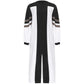 Women Men Pastor Gown Church Choir Robe Halloween Catholic Clergy Cosplay Costume Long Sleeve Zipper Christian Priest Dress