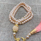 6mm 99pcs Glass Pearls Tassel Turkish Style Muslim Rosary Islamic Prayer Beads Bracelet For Women Jewelry Accessories Gift