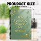 1PC Green Bible Verses & Prayers For Women Spiral Notebook, Christian Prayer Journal With Gold Dove & Olive Branch, Faith-Based