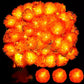 Marigold Garland for Decoration Lighted Day of The Dead Dia De Los Muertos Indian Diwali Altar Halloween Home Party Decor