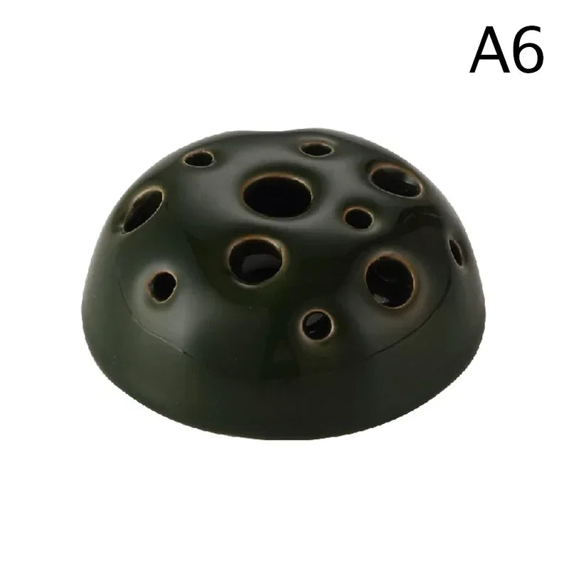 Creative Lotus Seedpod Ceramic Vase Zen Tea Table Desktop Japanese Ikebana Flower Arrangement Utensils Ceramic Stone Sand Decor