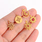 5Pcs Stainless Steel Moon&Sun&Star Charm Jewelry Making Accessories Supplies DIY Necklace Bracelet Celestial Pendants Findings