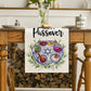 Happy Passover Linen Table Runner Holiday Party Decor Jewish Pesach Seder Plate Flowers Dining Table Runners Passover Decoration