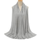 Premium Modal Cotton Jersey Hijab Scarf Muslim Long Shawl Women Plain Soft Turban Tie Head Wraps Africa Female Headband 170x60cm