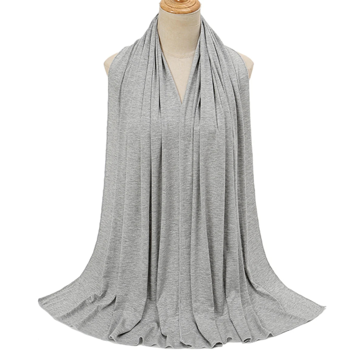 Premium Modal Cotton Jersey Hijab Scarf Muslim Long Shawl Women Plain Soft Turban Tie Head Wraps Africa Female Headband 170x60cm