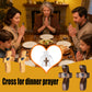 20-100Pcs Wooden Cross Fidget with Organza Bags Prayer Cross for Hand Handmade Pocket Wood Crosses Christian Encouragement Gift